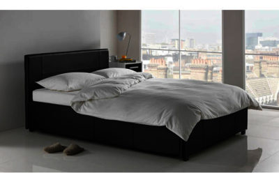 Hygena Harcourt Kingsize Ottoman Bed Frame - Black